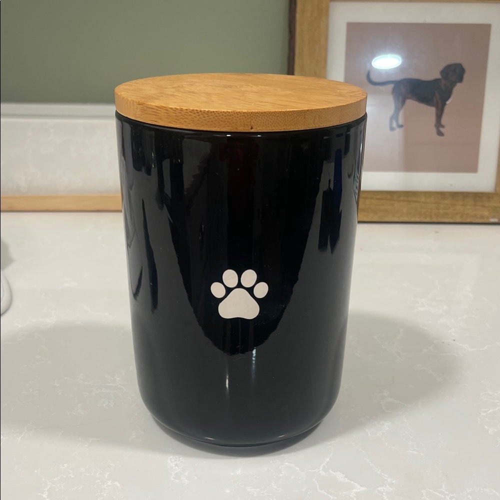 Dog treat container